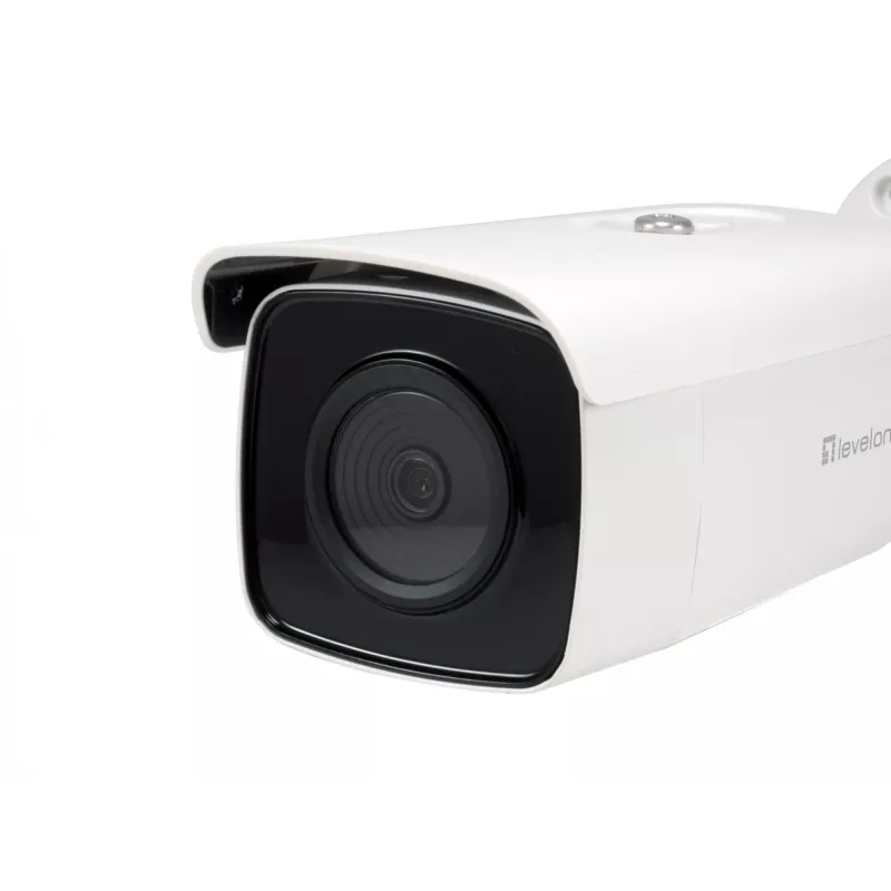 LevelOne GEMINI FIXED IP CAMERA, 6-MP, H.265, 802.3AF, POE, IR LEDS 60 METER, INDOOR/OUTDOOR