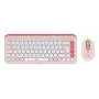 LOGITECH Wireless Combo - Pop Icon - Rose & Off White Qwertz German