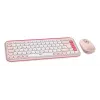 LOGITECH Wireless Combo - Pop Icon - Rose & Off White Qwertz German