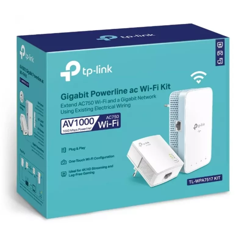 TP-Link TL-WPA7519 KIT 1000 Mbit/s Ethernet LAN Wi-Fi White 2 pc(s)