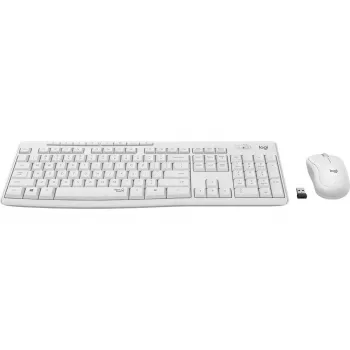 LOGITECH Mk295 Silent Wireless Combo Off White Qwertzu Hun