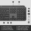 LOGITECH MX Keys Combo For Business Gen 2 - Graphite - Qwerty Esp