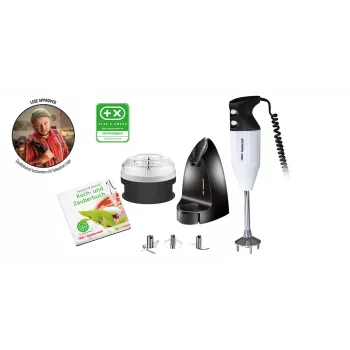 ESGE Petticoat Edition, Immersion blender, 1.5 m, 180 W, Black, White