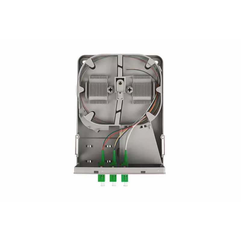 DIGITUS Ftth Home Distribution Unit. 3x LC/APC Duplex OS2. IP54. Splice ready
