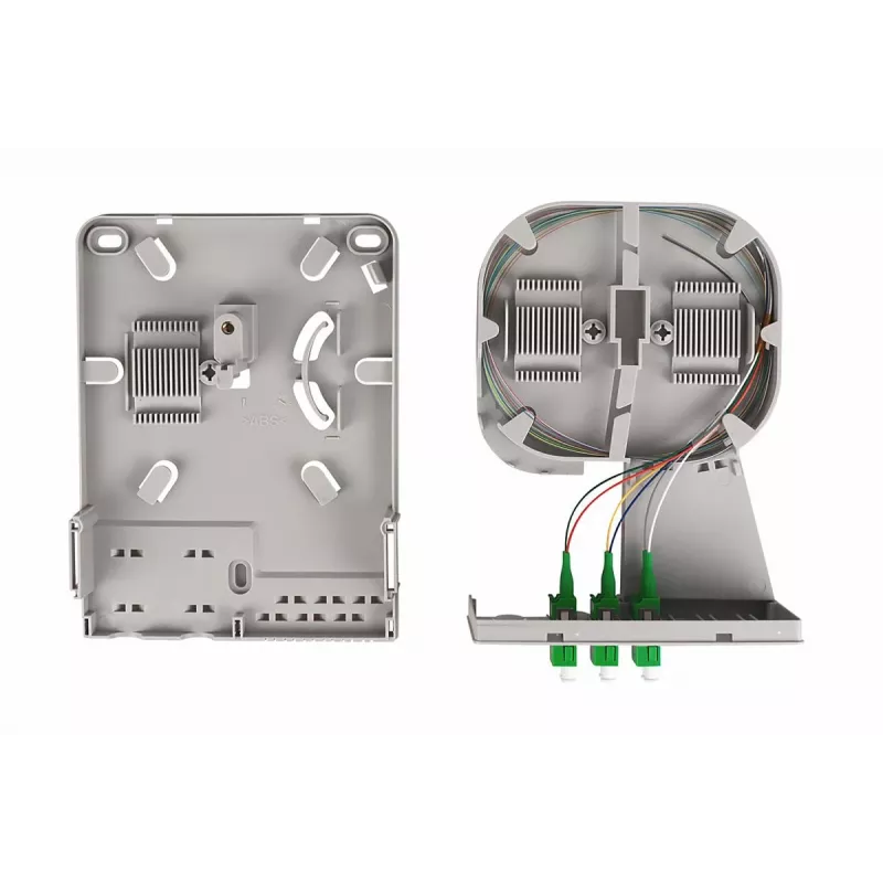DIGITUS Ftth Home Distribution Unit. 3x LC/APC Duplex OS2. IP54. Splice ready