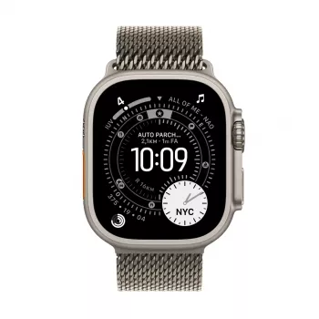 APPLE Watch Ultra 3 gps + Cellular 49mm natural Titanium Case With Natural Titanium Milanese Loop