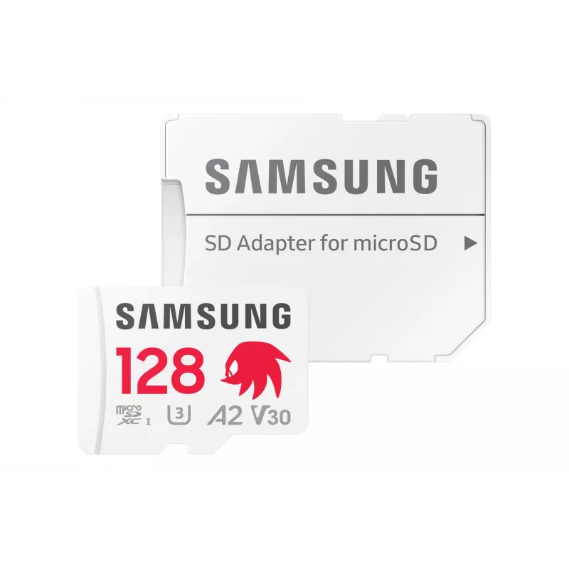 MicroSDXC memory card Samsung MB-MD128S, 128 GB, UHS-I, Class 10, U3, read up to 180 MB/s, write 130 MB/s