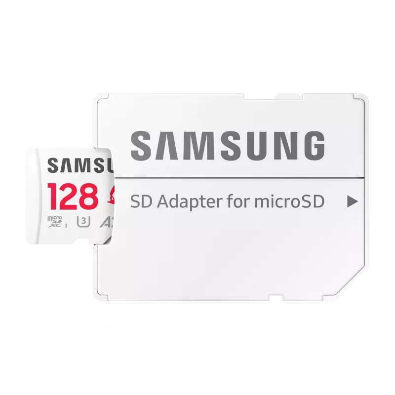 MicroSDXC memory card Samsung MB-MD128S, 128 GB, UHS-I, Class 10, U3, read up to 180 MB/s, write 130 MB/s