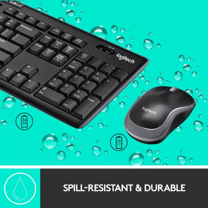 LOGITECH Wireless Desktop Mk270 - Qwertzu Swiss-Lux-lux