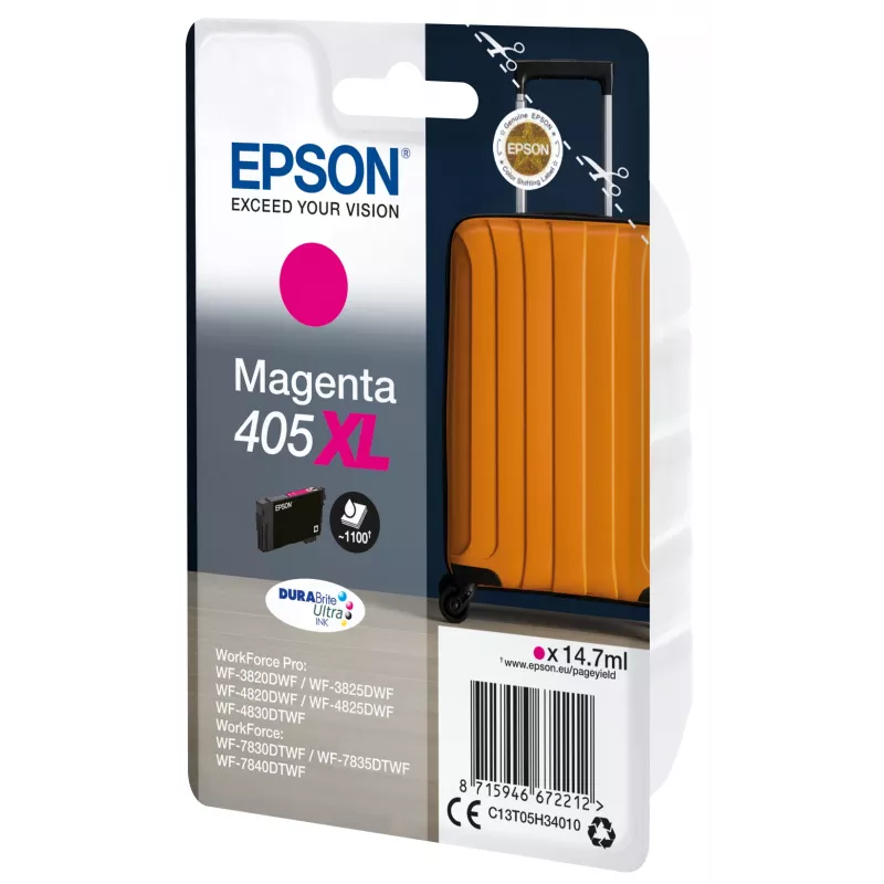 Epson 405XL DURABrite Ultra Ink ink cartridge 1 pc(s) Original High (XL) Yield Magenta