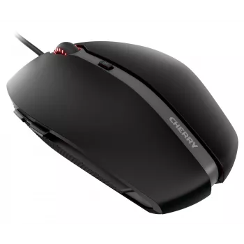 CHERRY GENTIX 4K Corded Mouse, Black, USB, Ambidextrous, Optical, USB, 3600 DPI, Black