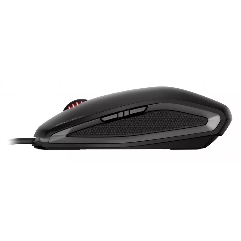 CHERRY GENTIX 4K Corded Mouse, Black, USB, Ambidextrous, Optical, USB, 3600 DPI, Black