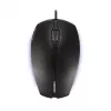 CHERRY GENTIX CORDED ILLUMINATED MOUSE, Black, USB, Ambidextrous, Optical, USB Type-A, 1000 DPI, Black
