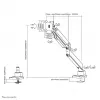Neomounts NM-D775BLACKPLUS Monitor arm 10-49 inch - gas spring - Topfix - 180°-stop