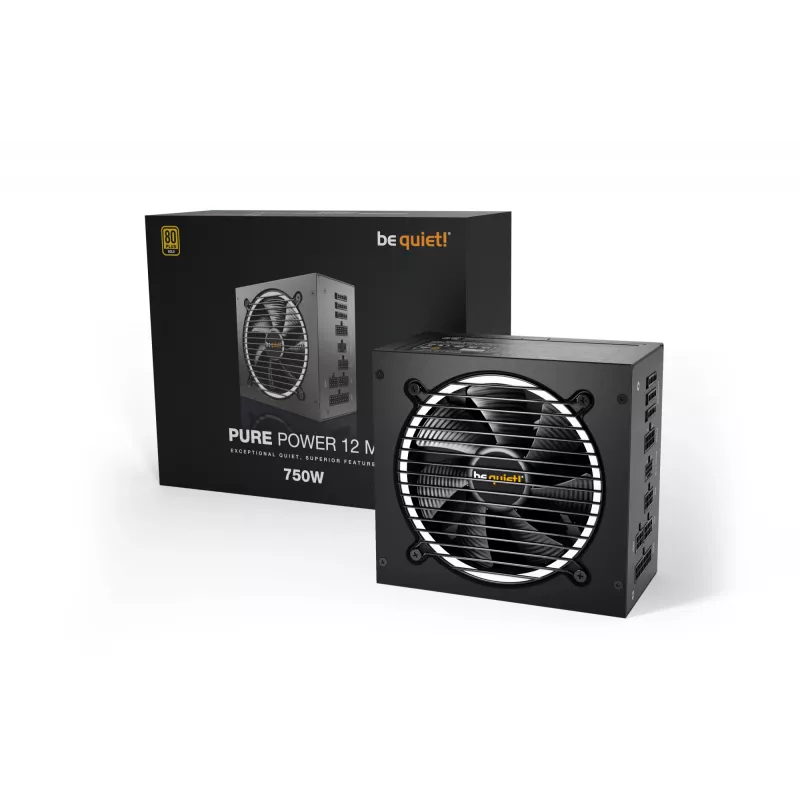 be quiet Pure Power 12 M power supply unit 750 W 20+4 pin ATX ATX Black
