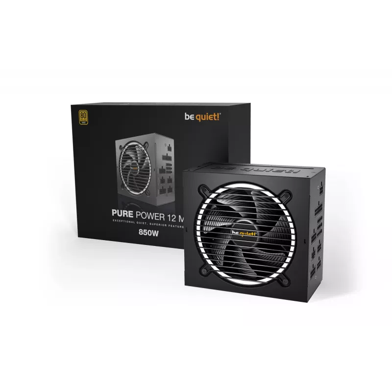 be quiet Pure Power 12 M power supply unit 850 W 20+4 pin ATX ATX Black