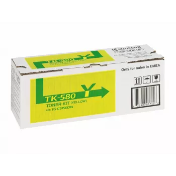 KYOCERA TK-580Y toner cartridge 1 pc(s) Original Yellow