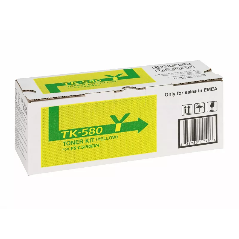 KYOCERA TK-580Y toner cartridge 1 pc(s) Original Yellow