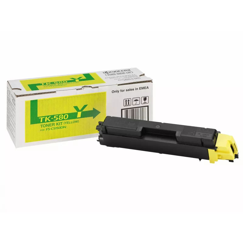 KYOCERA TK-580Y toner cartridge 1 pc(s) Original Yellow