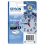 Epson Alarm clock Multipack 3-colour 27 DURABrite Ultra Ink, Standard Yield, Cyan, Magenta, Yellow, Pigment-based ink, 3.6 ml, 1 pc(s), Multi pack