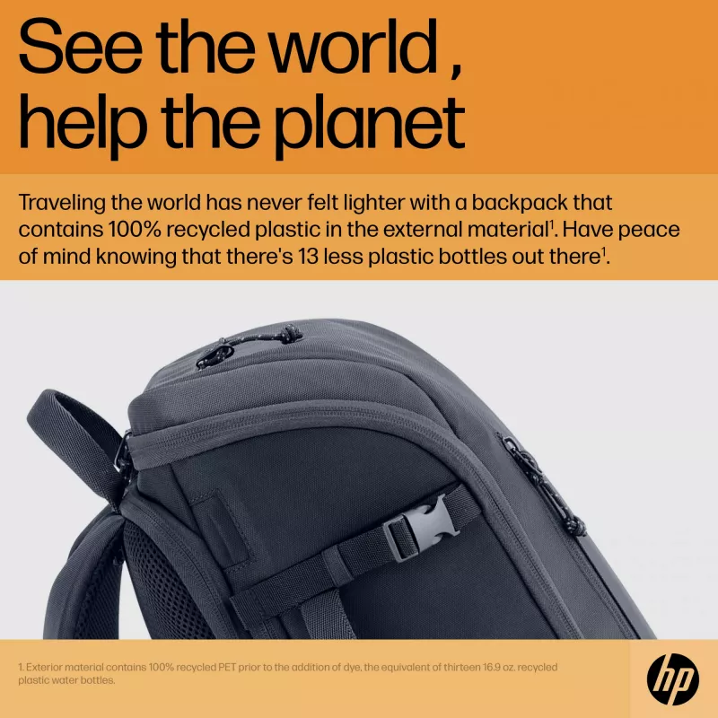 HP Travel 25 Liter 15.6 Iron Grey Laptop Backpack, Backpack, 39.6 cm (15.6 inch), 860 g