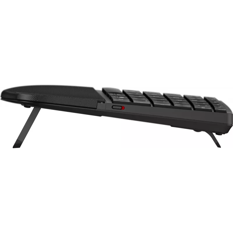 HP 685 Comfort Dual-Mode Keyboard, QWERTY, Full-size (100%), Wireless, RF Wireless + Bluetooth, Membrane, QWERTY, Black