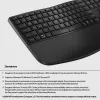 HP 685 Comfort Dual-Mode Keyboard, QWERTY, Full-size (100%), Wireless, RF Wireless + Bluetooth, Membrane, QWERTY, Black