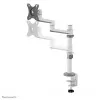 Neomounts DS60-425WH1 Monitor arm 17-27 inch - space saving, Clamp/Grommet, 8 kg, 43.2 cm (17 inch), 68.6 cm (27 inch), 100 x 100 mm, White