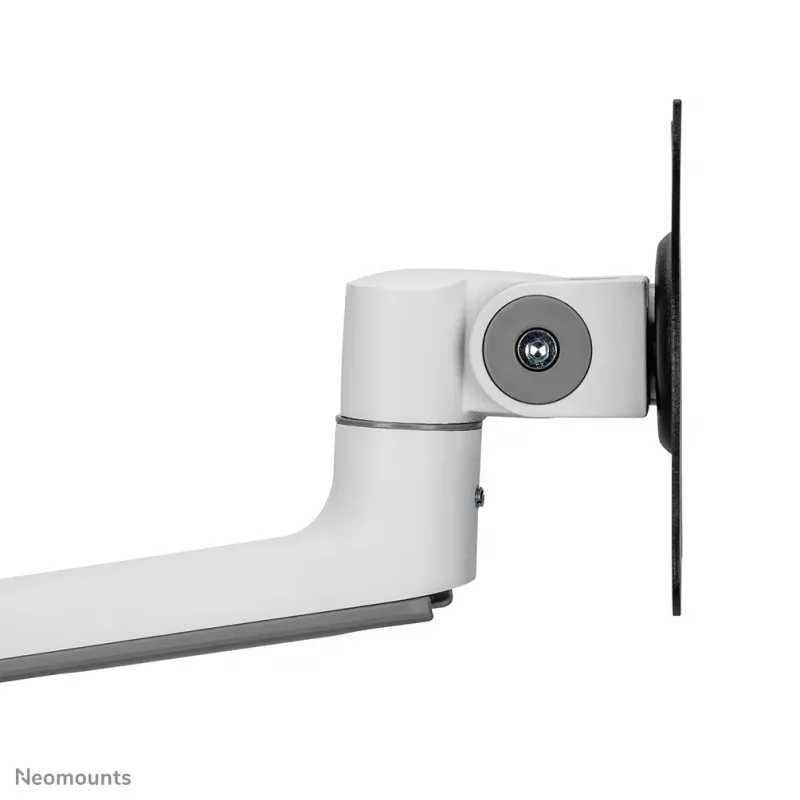 Neomounts DS60-425WH1 Monitor arm 17-27 inch - space saving, Clamp/Grommet, 8 kg, 43.2 cm (17 inch), 68.6 cm (27 inch), 100 x 100 mm, White