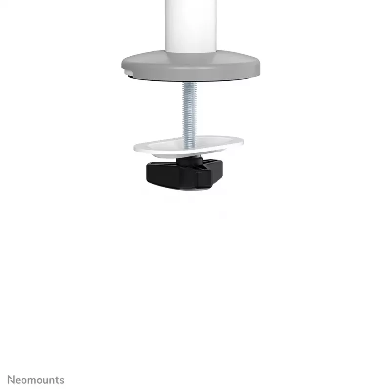 Neomounts DS60-425WH1 Monitor arm 17-27 inch - space saving, Clamp/Grommet, 8 kg, 43.2 cm (17 inch), 68.6 cm (27 inch), 100 x 100 mm, White