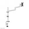 Neomounts DS60-425WH1 Monitor arm 17-27 inch - space saving, Clamp/Grommet, 8 kg, 43.2 cm (17 inch), 68.6 cm (27 inch), 100 x 100 mm, White