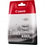 Canon BCI-15BK Black Ink Cartridge (Twin Pack), Black, Pigment-based ink, 2 pc(s), 242 pages, Multi pack