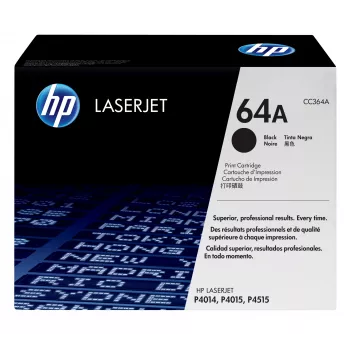 HP 64A Black Original LaserJet Toner Cartridge, 10000 pages, Black, 1 pc(s)