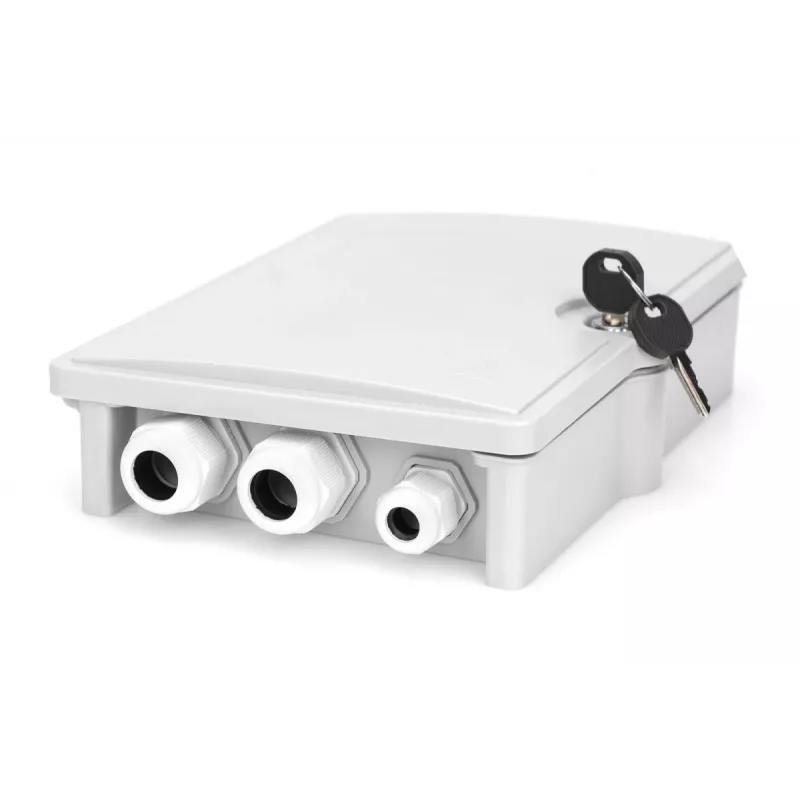 DIGITUS Outdoor FTTH Box for 6x SC/DX Adapter, IP65