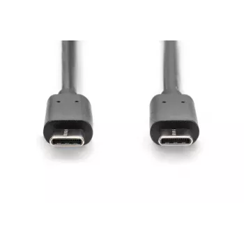 DIGITUS ASSMANN USB Type-C connection cable, type C to C M/M, 1m High-Speed Black