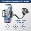 Cellularline Hug Flexi - Universal Car smartphone holder with suction cup fixing