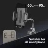 Cellularline Hug Flexi - Universal Car smartphone holder with suction cup fixing
