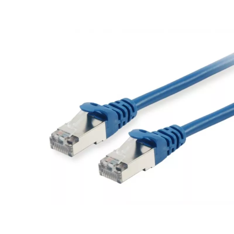 Equip Cat.6A S/FTP Patch Cable, 2.0m, Blue, 2 m, Cat6a, S/FTP (S-STP), RJ-45, RJ-45, Blue