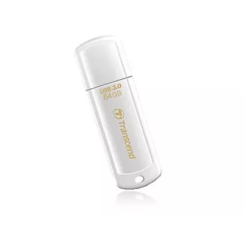 TRANSCEND Jetflash 730 - 64GB USB Stick - USB 3.0 - White