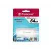TRANSCEND Jetflash 730 - 64GB USB Stick - USB 3.0 - White