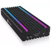 ICY BOX IB-1824ML-C31 SSD enclosure Black M.2