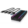 ICY BOX IB-1824ML-C31 SSD enclosure Black M.2
