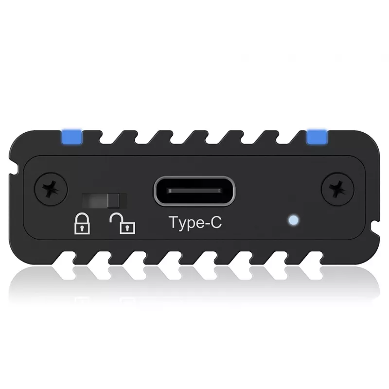 ICY BOX IB-1824ML-C31 SSD enclosure Black M.2