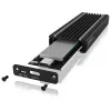 ICY BOX IB-1824ML-C31 SSD enclosure Black M.2