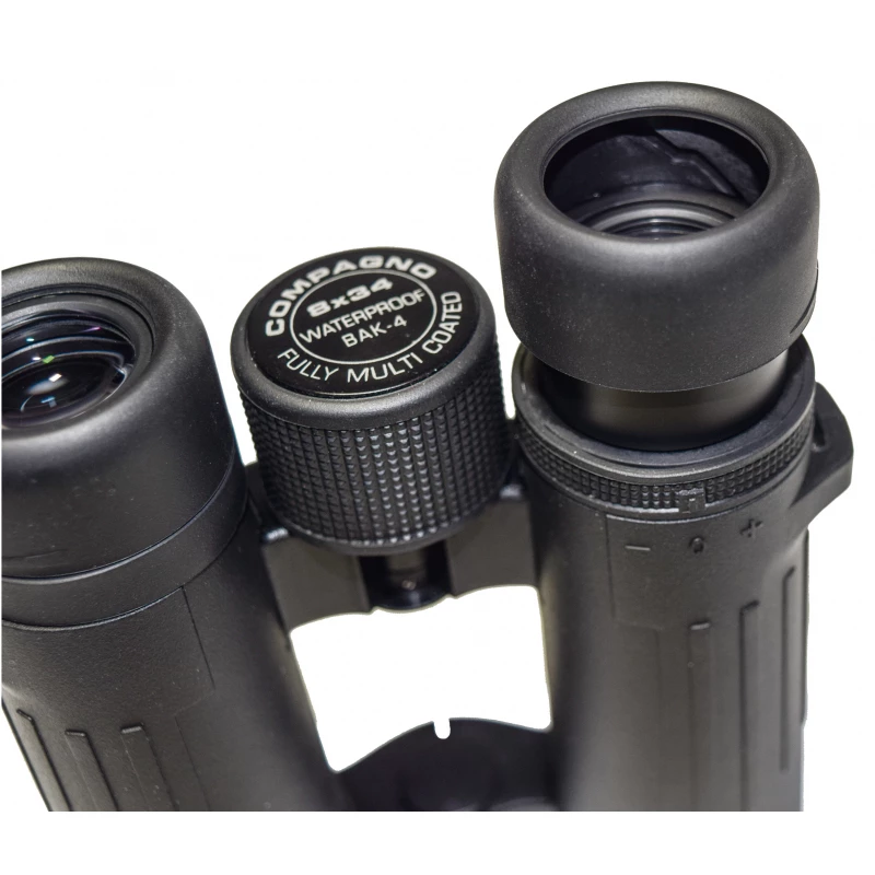 Braun Compagno 8 x 34 WP binocular BAK-4 Roof Black