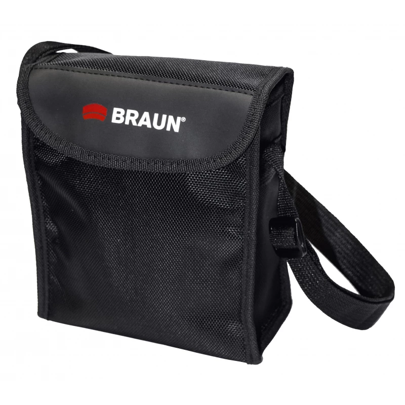 Braun Compagno 8 x 34 WP binocular BAK-4 Roof Black
