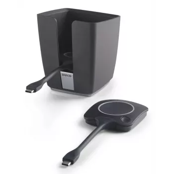 Barco Tray 2 x USB-C buttons Black Wired Desk Connectivity