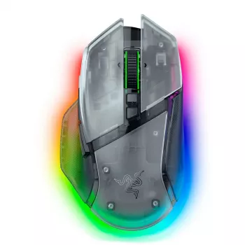 Gaming mouse Razer Basilisk V3 Pro 35K Phantom White Edition — gaming surface optimized for optical and laser mice