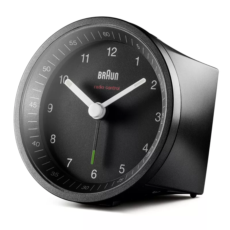 Braun BC07 Quartz alarm clock Black
