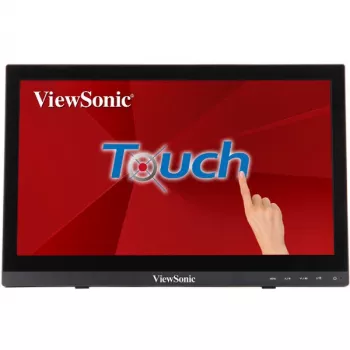 Viewsonic TD1630-3 computer monitor 39.6 cm (15.6 inch) 1366 x 768 pixels HD LCD Touchscreen Multi-user Black